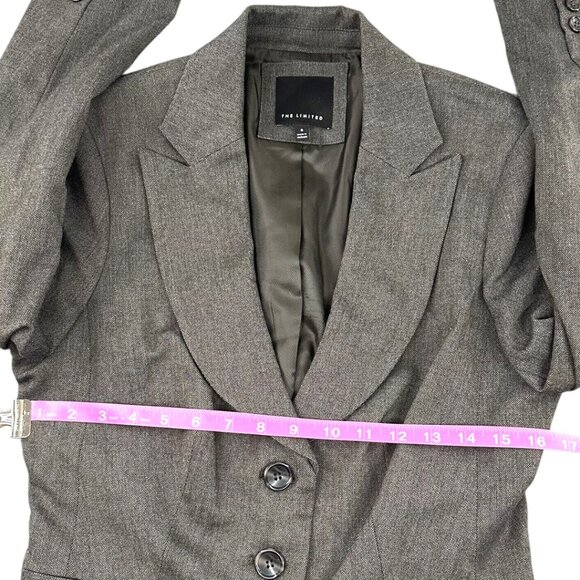 The Limited Grey 3 Button Blazer - Picture 8 of 9